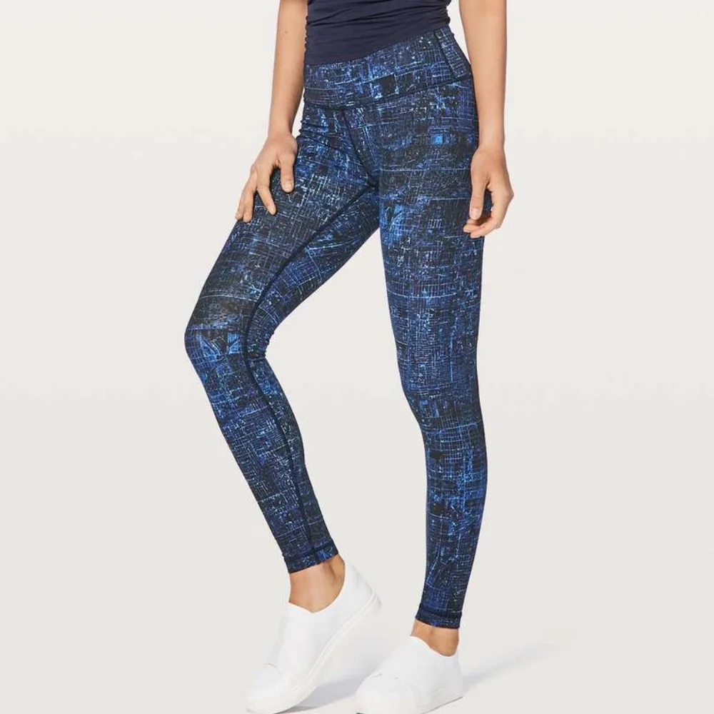 🆕️ Lululemon Wunder Under Hi-Rise Tight Leggings in City Lights Multi Black - Picture 10 of 10